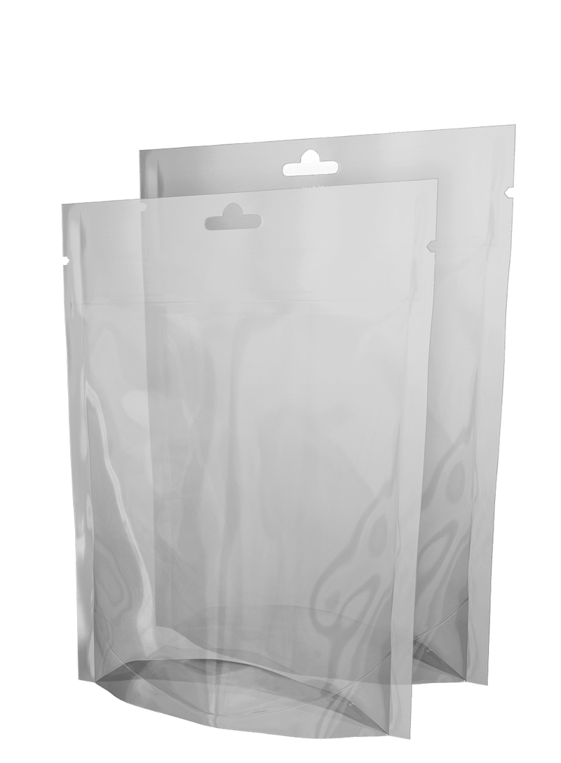 100ml Doy Bag with zipper 80mm x 145mm + 50mm RAB Solutions